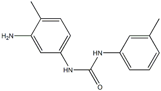 N-(3-amino-4-methylphenyl)-N'-(3-methylphenyl)urea Struktur