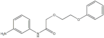 N-(3-aminophenyl)-2-(2-phenoxyethoxy)acetamide Struktur