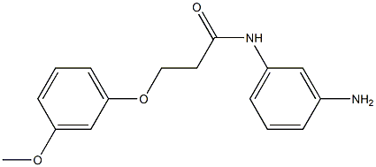 N-(3-aminophenyl)-3-(3-methoxyphenoxy)propanamide Struktur