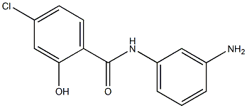 N-(3-aminophenyl)-4-chloro-2-hydroxybenzamide Struktur