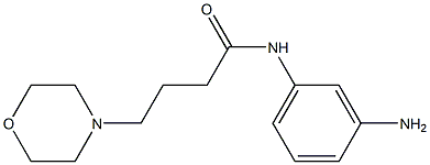 N-(3-aminophenyl)-4-morpholin-4-ylbutanamide Struktur