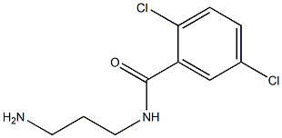 N-(3-aminopropyl)-2,5-dichlorobenzamide Struktur