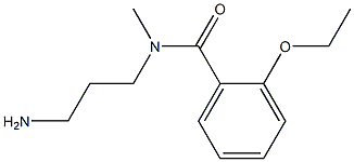 N-(3-aminopropyl)-2-ethoxy-N-methylbenzamide Struktur