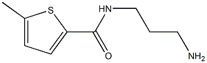 N-(3-aminopropyl)-5-methylthiophene-2-carboxamide Struktur