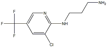 N-(3-aminopropyl)-N-[3-chloro-5-(trifluoromethyl)pyridin-2-yl]amine Struktur