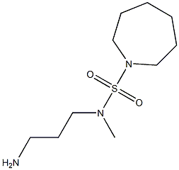 N-(3-aminopropyl)-N-methylazepane-1-sulfonamide Struktur