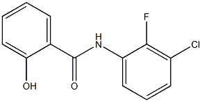 N-(3-chloro-2-fluorophenyl)-2-hydroxybenzamide Struktur