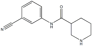 N-(3-cyanophenyl)piperidine-3-carboxamide Struktur