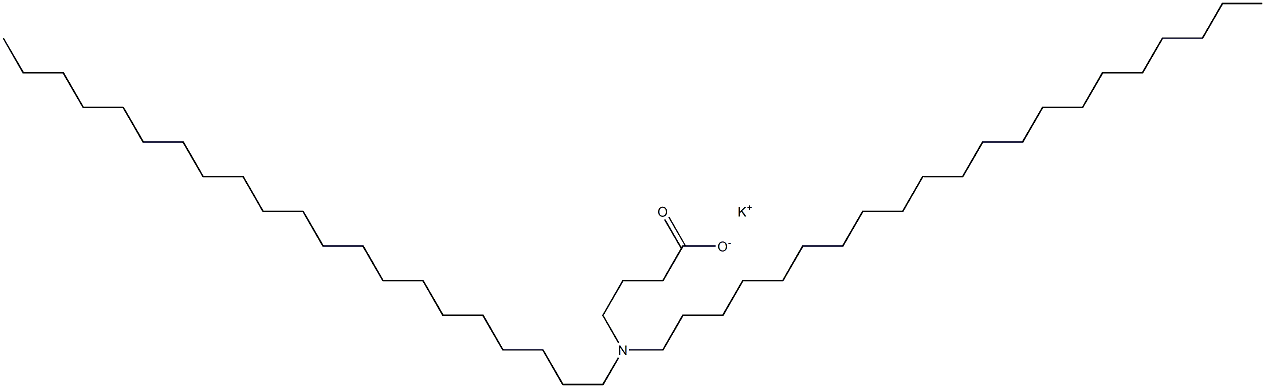 4-(Dihenicosylamino)butyric acid potassium salt Struktur