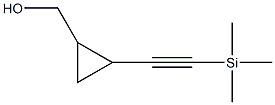 1-Hydroxymethyl-2-(trimethylsilylethynyl)cyclopropane Struktur