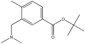 3-Dimethylaminomethyl-4-methylbenzoic acid tert-butyl ester Struktur