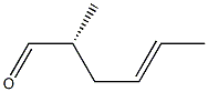 (2R,4E)-2-Methyl-4-hexenal Struktur