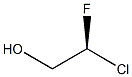 [S,(-)]-2-Chloro-2-fluoroethanol Struktur