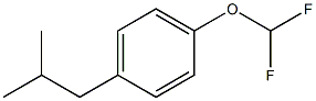 1-(Difluoromethoxy)-4-isobutylbenzene Struktur