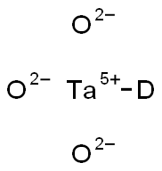 Deuterium tantalum trioxide Struktur