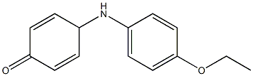 4-[(4-Ethoxyphenyl)amino]-2,5-cyclohexadien-1-one Struktur