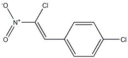 4-Chloro-1-(2-chloro-2-nitrovinyl)benzene Struktur