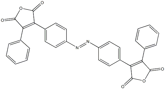 3,3'-[Azobis(4,1-phenylene)]bis[4-phenylfuran-2,5-dione] Struktur