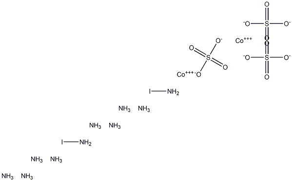 Sulfuric acid iodopentamminecobalt(III) Struktur