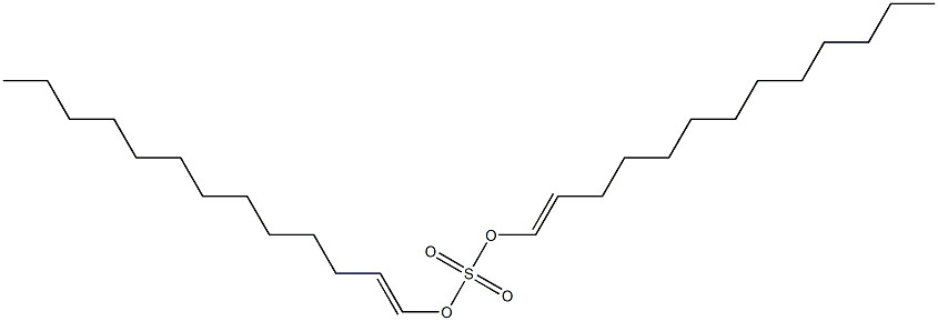 Sulfuric acid di(1-tridecenyl) ester Struktur