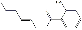 Anthanilic acid 2-hexenyl ester Struktur