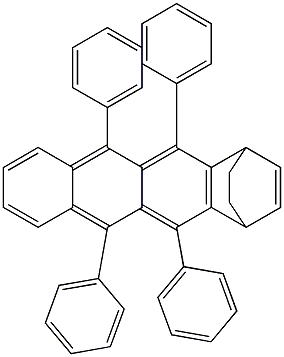 1,4-Dihydro-5,6,11,12-tetraphenyl-1,4-ethanonaphthacene Struktur