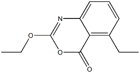 2-Ethoxy-5-ethyl-4H-3,1-benzoxazin-4-one Struktur