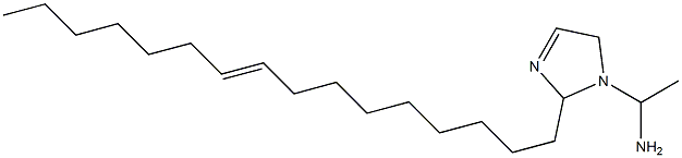 1-(1-Aminoethyl)-2-(9-hexadecenyl)-3-imidazoline Struktur