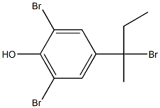 2,6-Dibromo-4-(bromo-sec-butyl)phenol Struktur