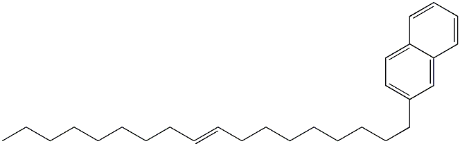 2-(9-Octadecenyl)naphthalene Struktur