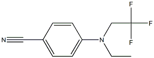 4-[N-Ethyl(2,2,2-trifluoroethyl)amino]benzonitrile Struktur