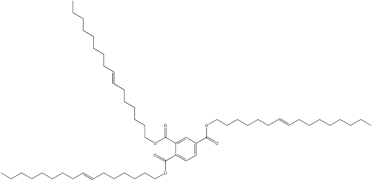 1,2,4-Benzenetricarboxylic acid tri(7-hexadecenyl) ester Struktur