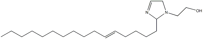 2-(5-Hexadecenyl)-3-imidazoline-1-ethanol Struktur