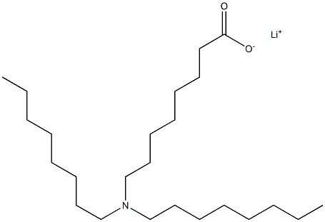 8-(Dioctylamino)octanoic acid lithium salt Struktur