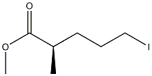 [R,(-)]-5-Iodo-2-methylvaleric acid methyl ester Struktur