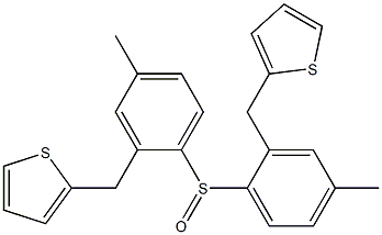 2-Thienylmethyl(4-methylphenyl) sulfoxide Struktur