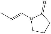 1-(1-Propenyl)pyrrolidin-2-one Struktur