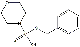 4-(Benzyldithiocarbonothioyl)morpholine Struktur