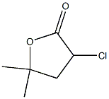 3-Chloro-4,5-dihydro-5,5-dimethyl-2(3H)-furanone Struktur