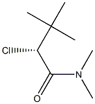 [R,(-)]-2-Chloro-N,N,3,3-tetramethylbutyramide Struktur