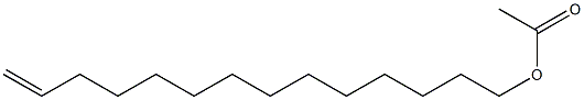 Acetic acid (13-tetradecenyl) ester Struktur