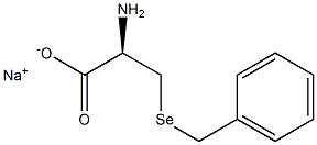 (+)-3-(Benzylseleno)-L-alanine sodium salt Struktur