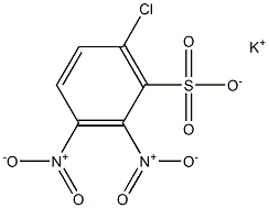 6-Chloro-2,3-dinitrobenzenesulfonic acid potassium salt Struktur