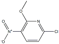 2-chloro-5-nitro-6-methoxypyridine Struktur