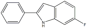 6-fluoro-2phenylindole Struktur