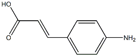 P-aminocinnamic acid Struktur