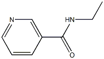 Nicotinic acid ethyl amide Struktur