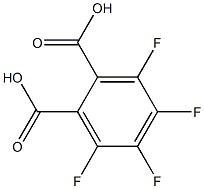 3,4,5,6-tetrafluorophthalic acid Struktur