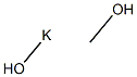 Methanol-potassium hydroxide Struktur