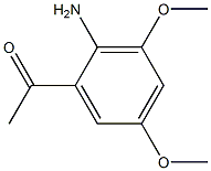 1-(2-Amino-3,5-dimethoxy-phenyl)-ethanone Struktur